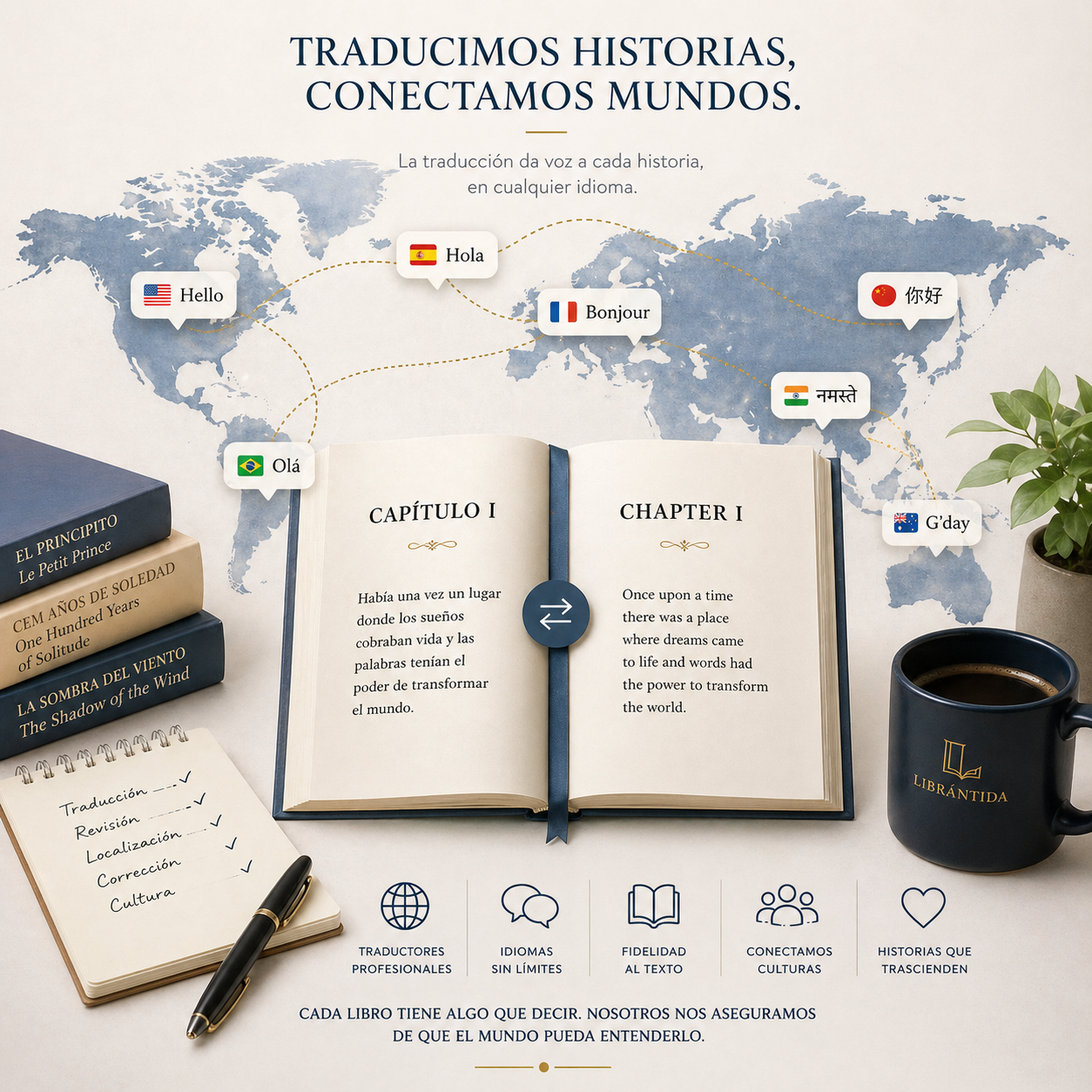 Traducimos historias, conectamos mundos